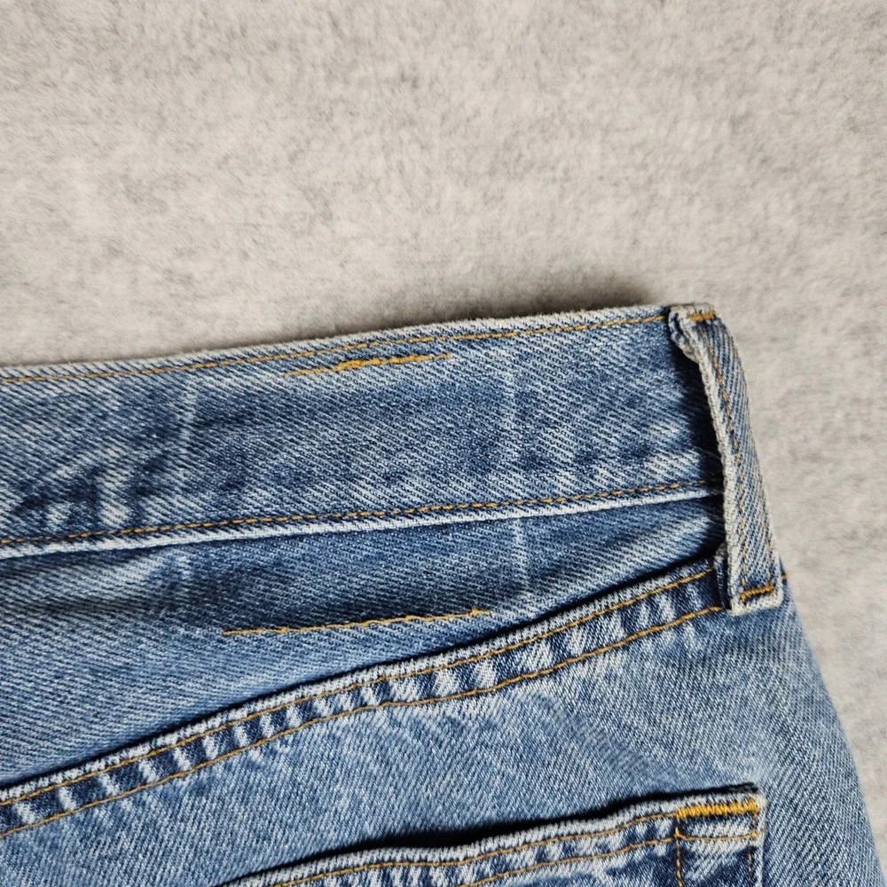 Vintage Levi's Mens 34x32 Blue Jeans 501 Straight Leg Button Fly Denim (06/2000)